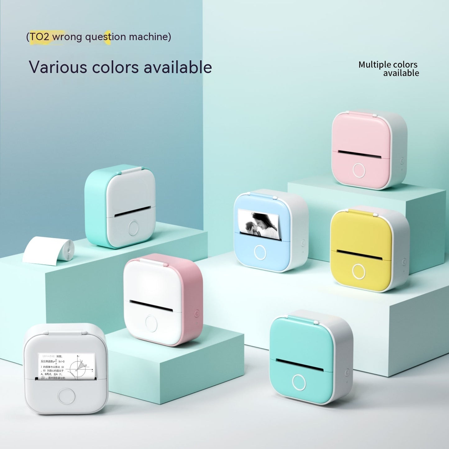 Portable Mini Thermal Photo Printer  Bluetooth-compatible