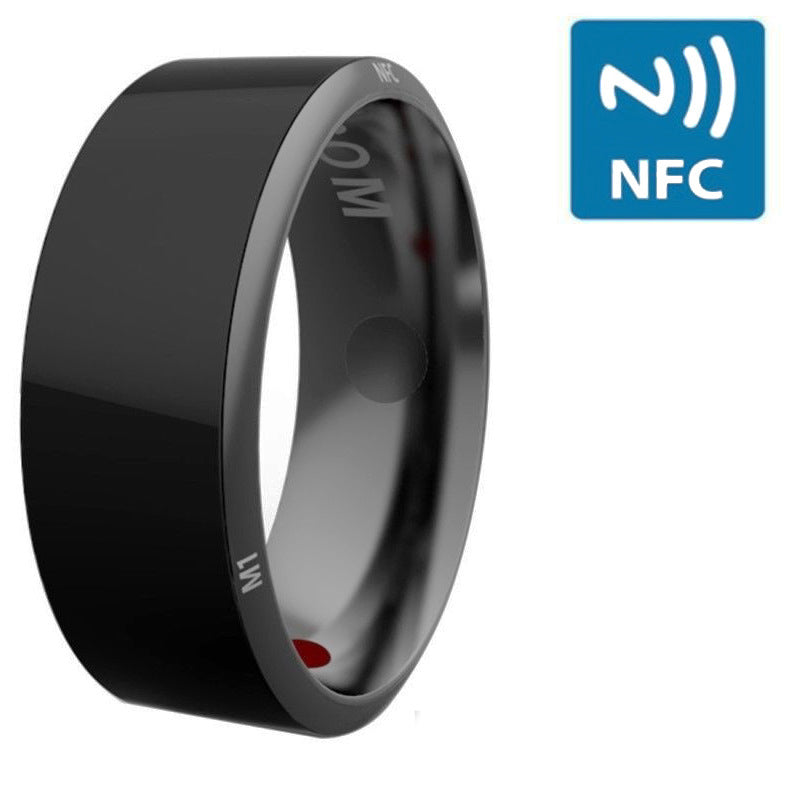 Smart Ring Multifunctional Black High-tech