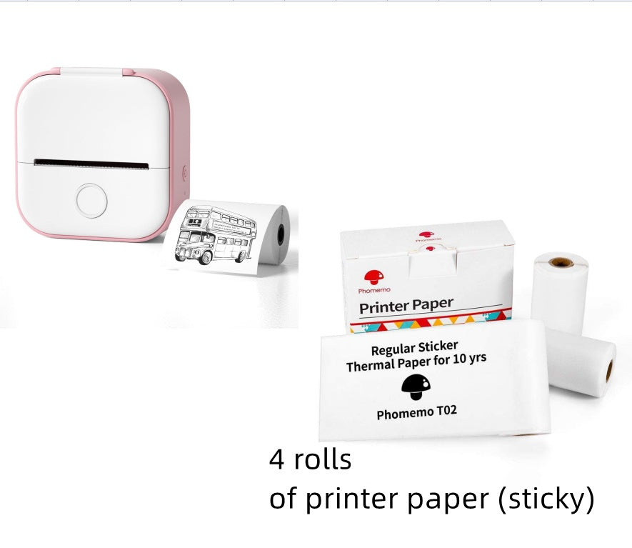 Portable Mini Thermal Photo Printer  Bluetooth-compatible