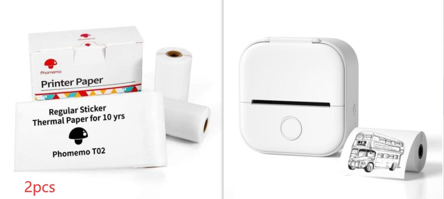 Portable Mini Thermal Photo Printer  Bluetooth-compatible