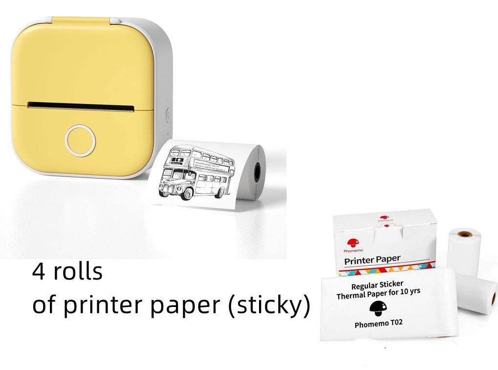 Portable Mini Thermal Photo Printer  Bluetooth-compatible