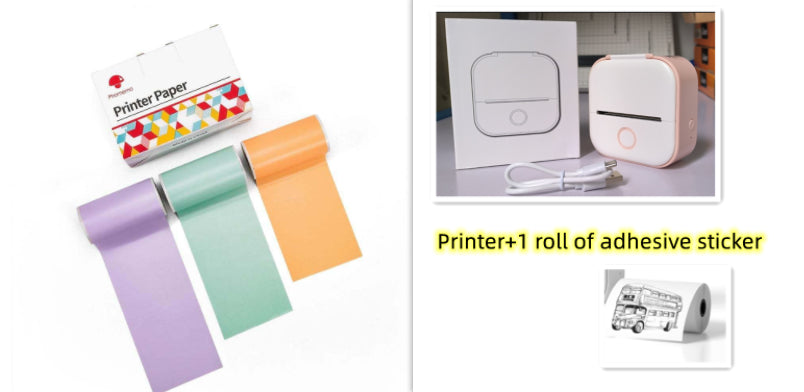 Portable Mini Thermal Photo Printer  Bluetooth-compatible