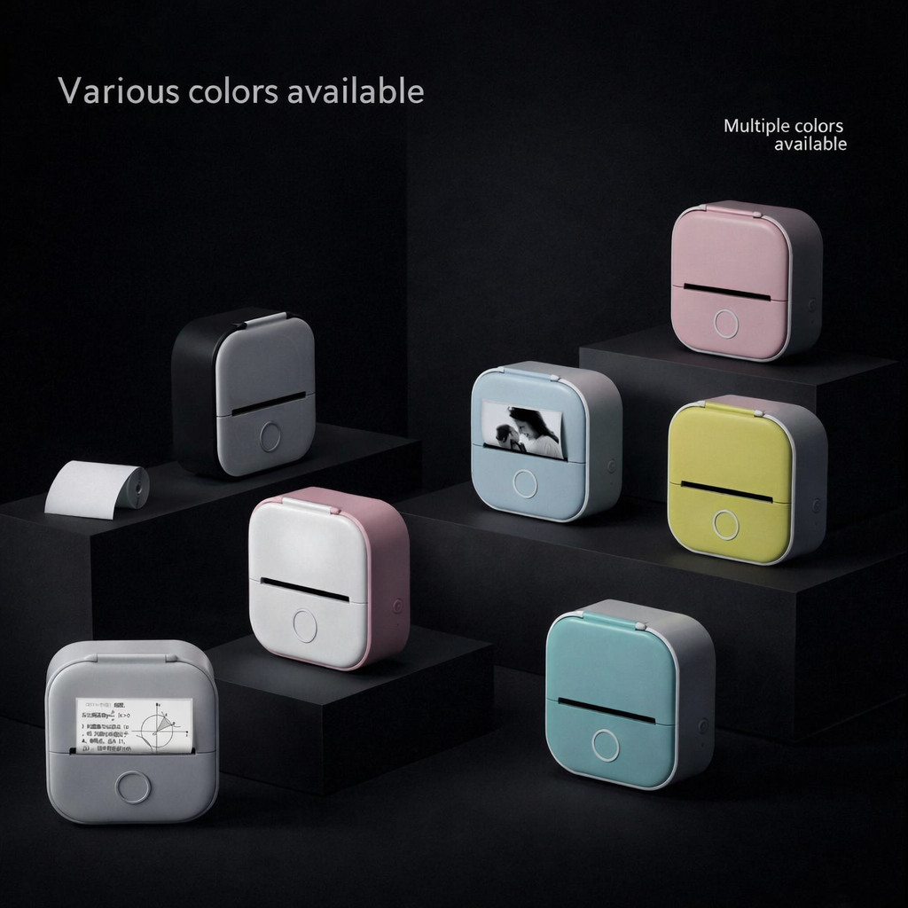 Portable Mini Thermal Photo Printer  Bluetooth-compatible