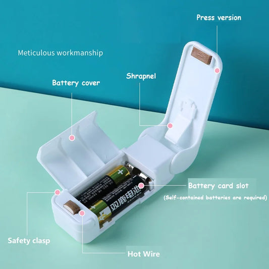 SealPro™ Mini Bag Sealer – Keep Your Food Fresh Anywhere