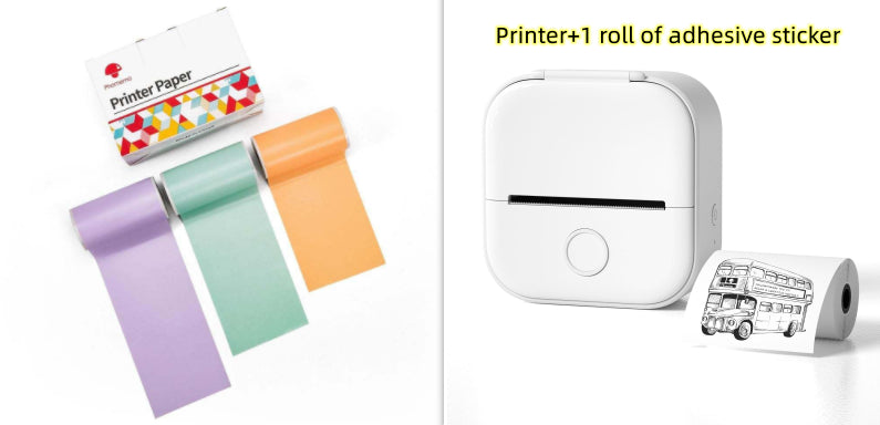 Portable Mini Thermal Photo Printer  Bluetooth-compatible