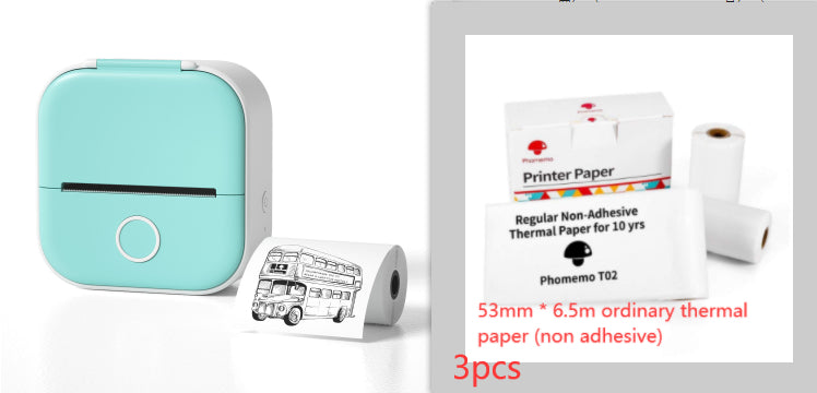 Portable Mini Thermal Photo Printer  Bluetooth-compatible